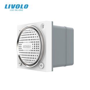 Механізм Стерео Bluetooth колонка LIVOLO білий VL-FCF-2WPS25 фото