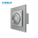 Стерео Bluetooth колонка LIVOLO сіра матова скло VL-C7FCF2-2WS06 фото