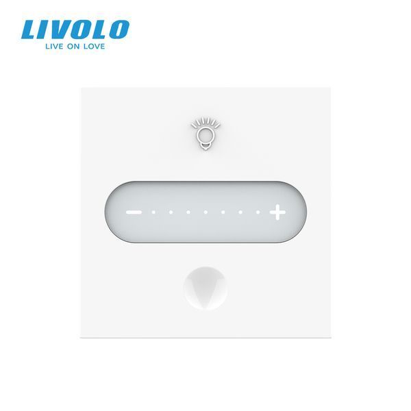 Розумний сенсорний димер LIVOLO, білий, прохідний / перехресний, 2А 230В, без нейтралі, модуль без рамки (VL-FC1SDZ2-2WP) VL-FC1SDZ2-2WP фото